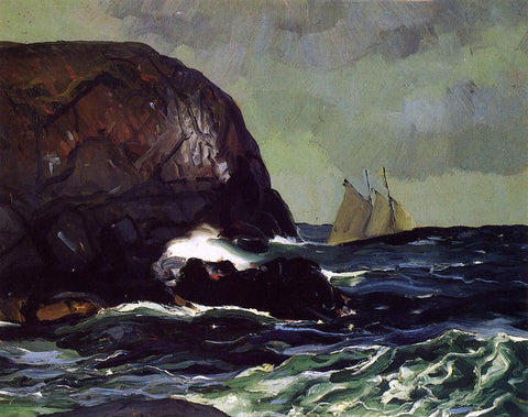  George Wesley Bellows Beating out to Sea - Hand Painted Oil Painting