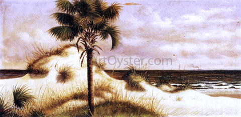  William Aiken Walker Sand Dunes, Palmetto (Sabal) and Steamboat - Hand Painted Oil Painting