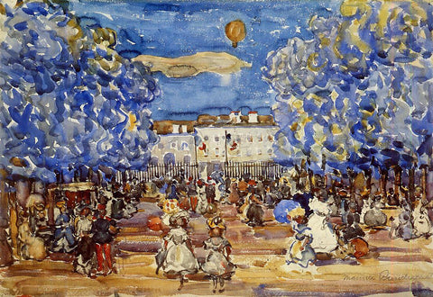  Maurice Prendergast The Balloon - Hand Painted Oil Painting