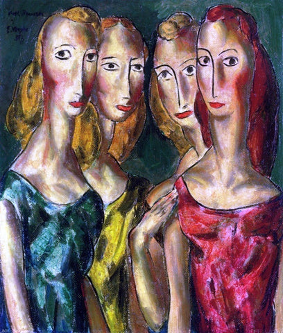  Alfred Henry Maurer Four Sisters - Hand Painted Oil Painting