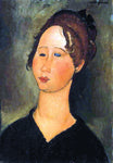  Amedeo Modigliani A Burgundian Woman - Hand Painted Oil Painting
