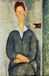  Amedeo Modigliani Giovanotto dai Capelli Rosse - Hand Painted Oil Painting