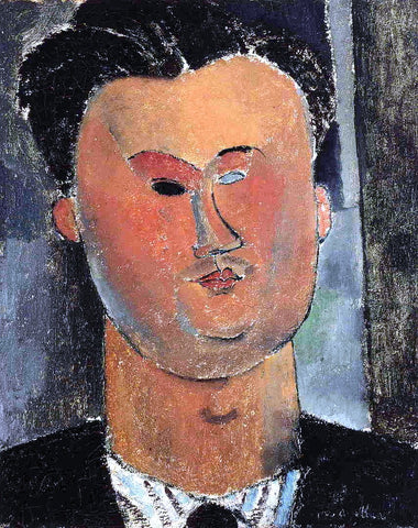  Amedeo Modigliani Pierre Reverdy - Hand Painted Oil Painting