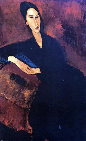  Amedeo Modigliani Portrait of Anna Zborowska - Hand Painted Oil Painting