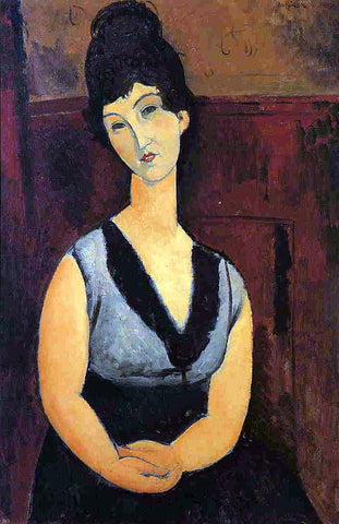  Amedeo Modigliani The Beautiful Confectioner - Hand Painted Oil Painting