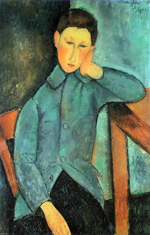  Amedeo Modigliani A Boy - Hand Painted Oil Painting