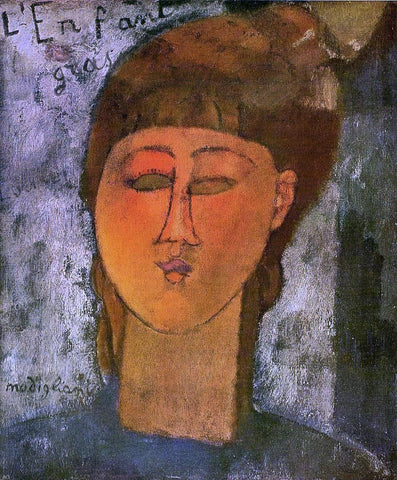  Amedeo Modigliani The Fat Child - Hand Painted Oil Painting