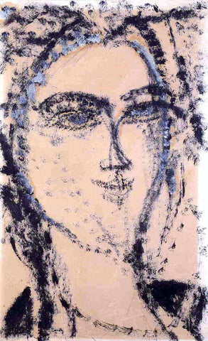  Amedeo Modigliani Woman's Head - Hand Painted Oil Painting