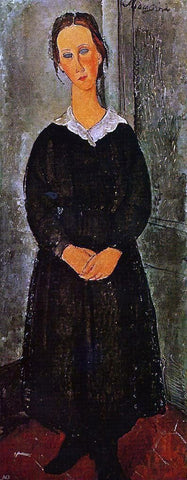  Amedeo Modigliani Young Servant Girl - Hand Painted Oil Painting
