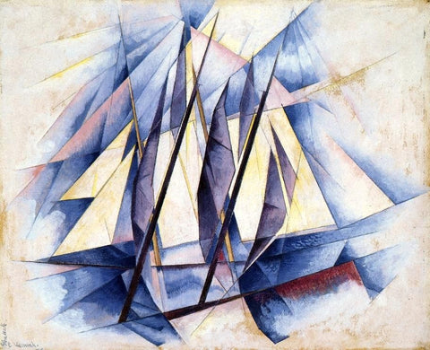  Charles Demuth Sail: In Two Movements - Hand Painted Oil Painting