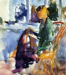  Charles Webster Hawthorne Miss Wilson Seated - Hand Painted Oil Painting