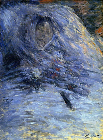  Claude Oscar Monet Camille Monet on Her Deathbed - Hand Painted Oil Painting