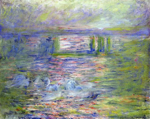  Claude Oscar Monet Charing Cross Bridge - Hand Painted Oil Painting