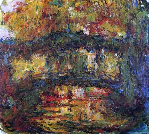  Claude Oscar Monet The Japanese Bridge - Hand Painted Oil Painting
