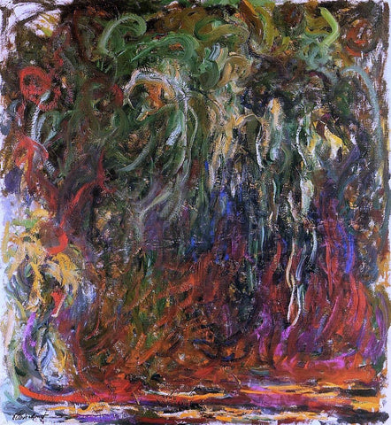  Claude Oscar Monet Weeping Willow, Giverny - Hand Painted Oil Painting
