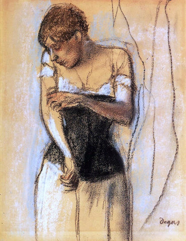  Edgar Degas Woman Touching Her Arm - Hand Painted Oil Painting