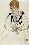  Egon Schiele Frau Schiele - Hand Painted Oil Painting