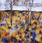  Egon Schiele Winter Trees - Hand Painted Oil Painting