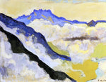  Ferdinand Hodler Dents du Midi in Clouds - Hand Painted Oil Painting