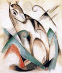  Franz Marc Seated Mythical Animal - Hand Painted Oil Painting
