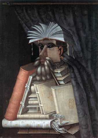  Giuseppe Arcimboldo The Librarian - Hand Painted Oil Painting