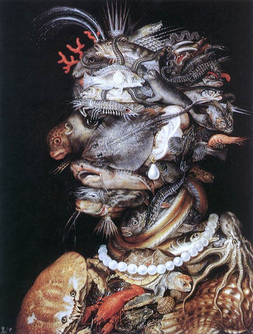  Giuseppe Arcimboldo The Water - Hand Painted Oil Painting