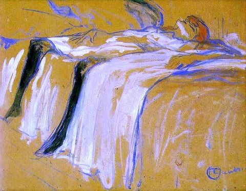  Henri De Toulouse-Lautrec Alone - Hand Painted Oil Painting