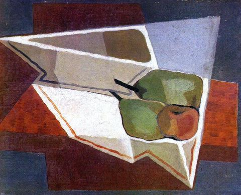 Juan Gris Fruit with Bowl - Hand Painted Oil Painting