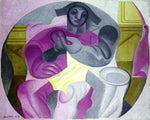  Juan Gris Seated Harlequin - Hand Painted Oil Painting