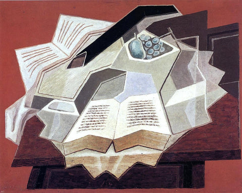  Juan Gris The Open Book - Hand Painted Oil Painting