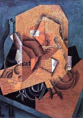  Juan Gris The Packet of Coffee - Hand Painted Oil Painting