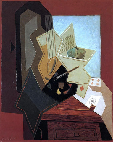  Juan Gris The Painter's Window - Hand Painted Oil Painting