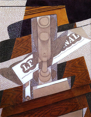  Juan Gris The Pipe - Hand Painted Oil Painting