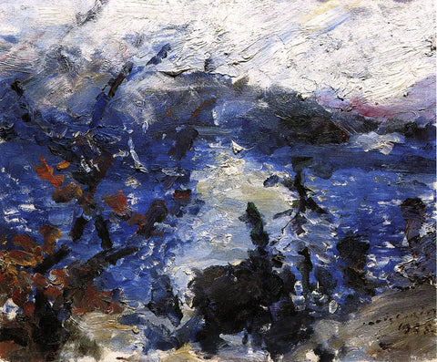  Lovis Corinth The Walchensee, Mountains Wreathed in Cloud - Hand Painted Oil Painting