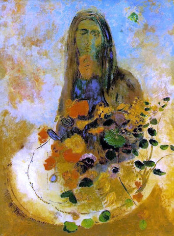  Odilon Redon Mystery - Hand Painted Oil Painting