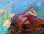  Odilon Redon Nude Woman on the Rocks - Hand Painted Oil Painting