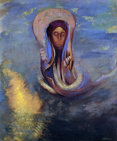 Odilon Redon Oannes - Hand Painted Oil Painting