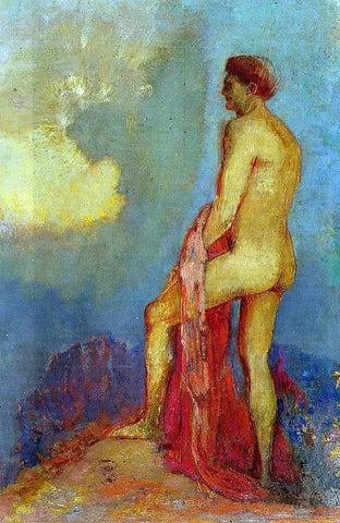  Odilon Redon Oedipus in the Garden of Illusions - Hand Painted Oil Painting