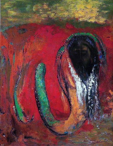  Odilon Redon Onnes (also known as Christ and the Serpent) - Hand Painted Oil Painting