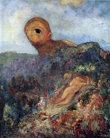  Odilon Redon The Cyclops - Hand Painted Oil Painting