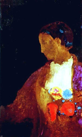  Odilon Redon The Doge's Wife - Hand Painted Oil Painting