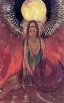  Odilon Redon The Flame (also known as Goddess of Fire) - Hand Painted Oil Painting