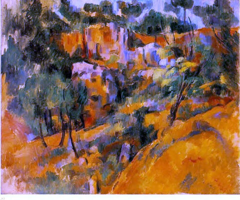  Paul Cezanne Corner of the Quarry - Hand Painted Oil Painting