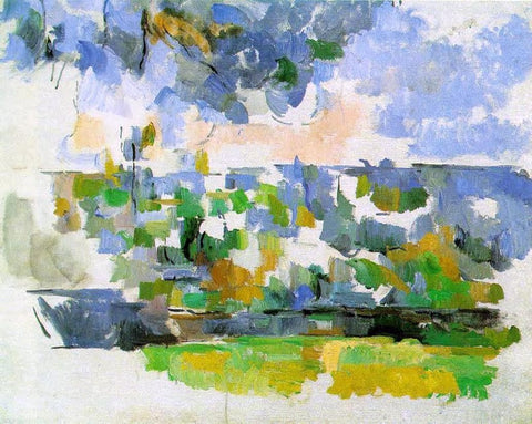  Paul Cezanne The Garden at Les Lauves - Hand Painted Oil Painting
