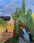  Paul Gauguin Green Christ (also known as Breton Calvary) - Hand Painted Oil Painting