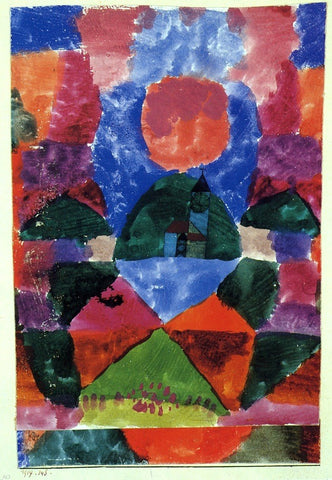  Paul Klee Ein Druck von Tegernsee - Hand Painted Oil Painting