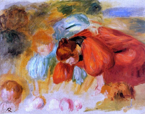 Pierre Auguste Renoir Study for 'The Croquet Game' - Hand Painted Oil Painting