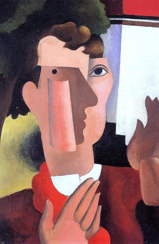  Roger De la Fresnaye Man with a Red Kerchief - Hand Painted Oil Painting