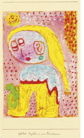  Paul Klee Magdalena Before the Conversion - Hand Painted Oil Painting