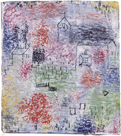  Paul Klee Small Landscape with the Village Church - Hand Painted Oil Painting